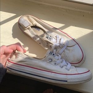 White slip on converse